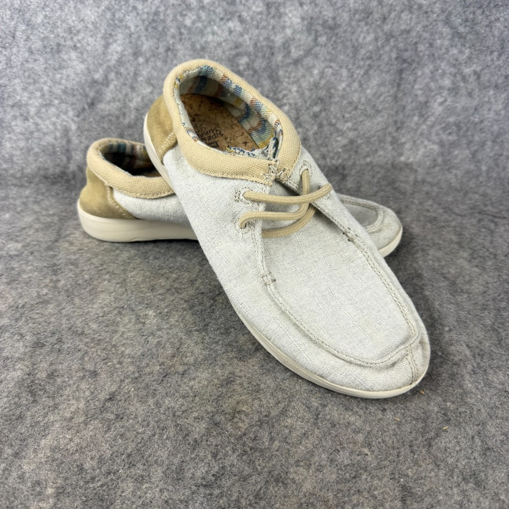 Sanuk Women's Shaka Lite SL Shoes Natural 1137872 Size 8